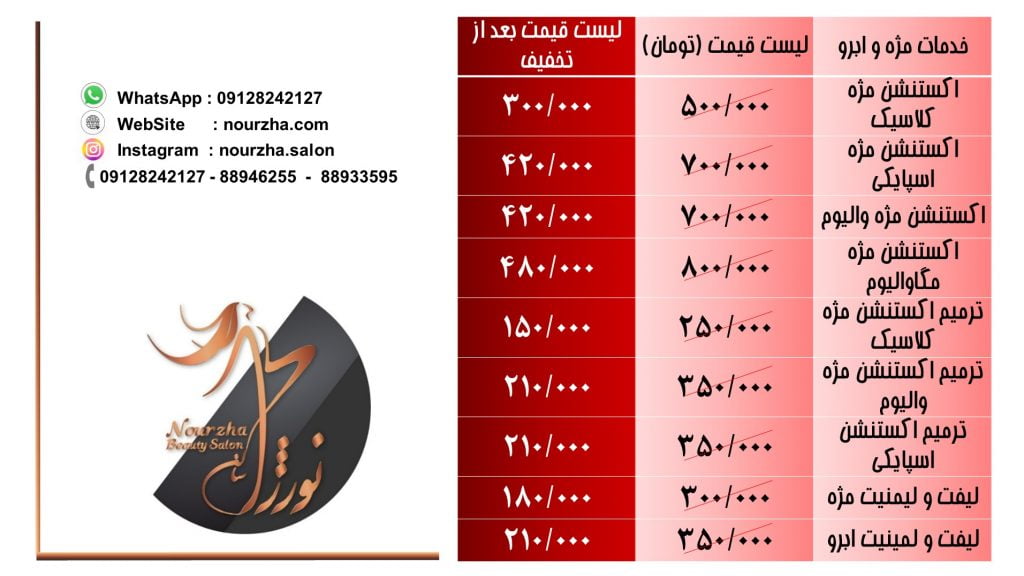 تخفیف کاشت مژه